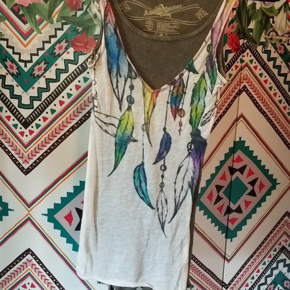 Water colored tank top - Picture 1 of 7